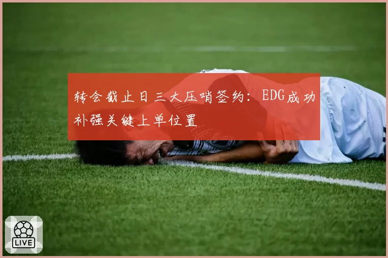 转会截止日三大压哨签约：EDG成功补强关键上单位置