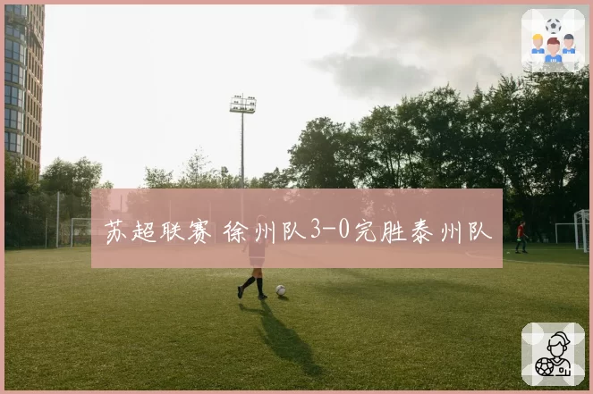 苏超联赛 徐州队3-0完胜泰州队